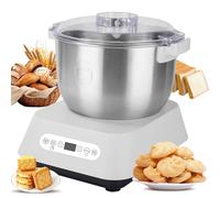 Machine à Pâte avec Fonction de Fermentation,Mélangeur de Farine de Pâte en Acier Inoxydable Antiadhésif,Mélangeur pâte Conception Divisée, Minuterie Intelligente, avec lames Remplaçables,7L