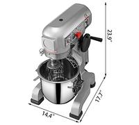 Machine à pâte électrique 10/15/20/30L acier inoxydable Commercial crème oeuf fouet mélangeur processeur cuisine nourriture support mélangeur(10L (liquefied gas))