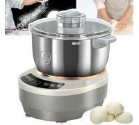 Machine à pâte électrique, pétrin automatique antiadhésif en acier inoxydable 5L/7L avec fonction de fermentation, mélangeur de pâte à conception divisée, for maison et commerce(5L)