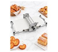 Machine à pâte électrique, rouleau en aluminium | Rouleau réglable pour étaler uniformément la pâte, idéal pour pizza et pâtisserie.