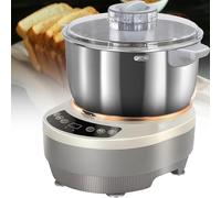 Machine à pâte en acier inoxydable avec fonction de fermentation, mélangeur sur socle de grande capacité, écran tactile LCD, fermentation thermostatique et synchronisation pour une cuisson facile