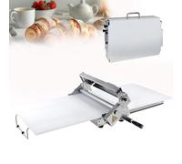 Machine à pâte feuilletée manuelle, laminoir à pâte pliable, laminoir à pâte fondante, rouleau à pâtisserie en acier inoxydable à épaisseur réglable, for la fabrication(1030 * 580MM)