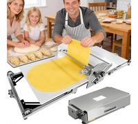 Machine à pâte manuelle pliable avec assistance électrique, épaisseur réglable pour pizza, projets de boulangerie