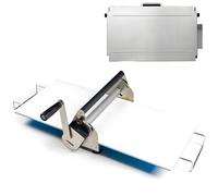 Machine à pâte pliable, rouleau de pâte de comptoir en acier inoxydable, épaisseur réglable pour boulangerie commerciale, pizza, pâte feuilletée, gain de place