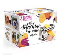 Machine à pâte pour pâte polymère - GRAINE CRÉATIVE - 14 cm - Blanc - Métal - Usage domestique - Pour pâte polymère