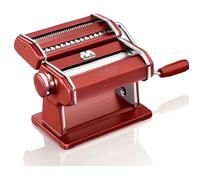 Machine à pâtes manuelle Atlas 150 coloris Rouge. 3 fonctions