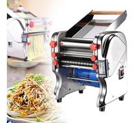 Machine à PâTes Automatique 550 W,Machine à PâTes FraîChes,Laminoir En Acier Inoxydable,Avec Lames,éPaisseur RéGlable Pour Un Usage Domestique Et Professionnel(FKM200)