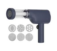 Machine à pâtes automatique, machine à pâtes électrique portable, coupe-presse à nouilles automatique rechargeable | Coupe-tagliatelles avec 6 moules différents, machine à pâtes sans fil pour