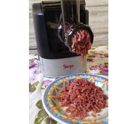 Machine à pâtes avec accessoire HACHOIR À VIANDE avec 13 matrices 260 Watt pour