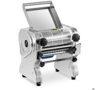 Machine À Pâtes Fraîches Électrique 550w Tagliatelles Inox 3-9 mm Admission 16cm - Argent