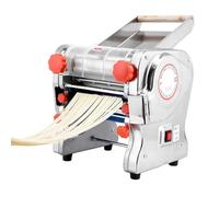 Machine à pâtes électrique 550 W avec rouleau à pâte en acier inoxydable 304, machine à nouilles automatique pour usage domestique et professionnel, facile à nettoyer, pour raviolis et spaghettis fr