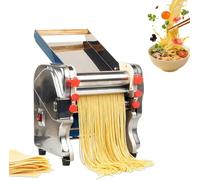 Machine à Pâtes électrique en Acier Inoxydable 550 W, Pétrissage Et Découpe De Pâte Professionnels, Largeur De Pâte 20 Cm, épaisseur Réglable De 0,1 à 5 Mm