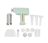 Machine à Pâtes Électrique Portable, Fabriquant de Nouilles Sans Fil, Spaghetti Fait Maison Avec Accessoire Saucisse - Conception Polyvalente, Moteur Puissant, Usage Facile et