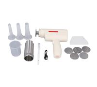 Machine à pâtes électrique sans fil - Pétrin inox alimentaire 5 modèles de nouilles, batterie puissante 1500mAh - Appareil à pâtes manuel détachable pratique pour usage maison