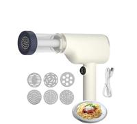 Machine A Pates Fraiche Electrique Portable, Presses À Pâtes Électriques,Machine A Pate Fraiche Avec 6 Accessoires, 40W Machine A Pate Électrique, Pour Spaghetti/Fettuccine（Bouche transparente）