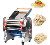 Machine À Pâtes Fraiches Électrique Machine Laminoir Pate Feuilletée Pour Faire Des Pâtes Italiennes Inox, Largeur Des Pâtes 3/9 Mm, Pour Spaghettis/Fettuccine/Tagliolini/Raviolis(200-Kneading type)
