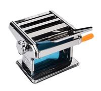 Machine à pâtes, laminoir à pâte à 3 Lames en Acier Inoxydable 9 Vitesses réglable Fabricant de Nouilles sans Danger pour la Cuisine pour Le Restaurant