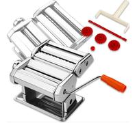 Machine À Pâtes Manuelle 3 En 1 Avec Laminoir Et Coupe Pâtes En Acier Inoxydable
