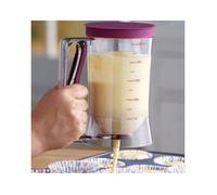 Machine à pâtes manuelle,Distributeur de pâtes à gâteaux Outil de cuisson, capacité de 900ml crêpes Muffin Cupcakes carafe à-keeper