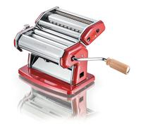 Machine à pâtes manuelle La Rossa en acier rouge Imperia