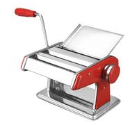 Machine à PâTes Manuelle Petite machine à pâtes manuelle multi-cinétique en acier inoxydable, outil de cuisine for la maison Laminoir à PâTes Manuel(Red Two)