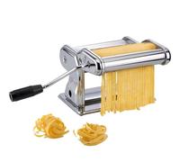 Machine à pâtes pasta perfetta brillante en acier inoxydable argent