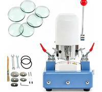 Machine à percer les verres 3 trous 100W, Perceuse for verres de lunettes, avec dispositif de serrage du gabarit, for les principaux opticiens