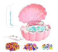 Machine à perler électrique portable pour travaux manuels, enfile-perles multifonction avec poignée ergonomique et affichage LED