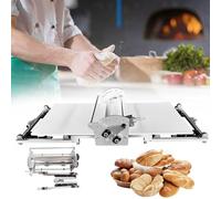 Machine À Pétrir Électrique, Machine À Pétrir Électrique Multifonctionnelle, Entièrement Automatique Et Pliable, En Acier Inoxydable / Épaisseur Réglable De 2 À 30 Mm / Laminage Avant Et Arrière.