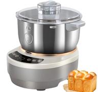 Machine à pétrir la pâte avec fonction de fermentation, machine commerciale de mélange de farine de pâte 5L/7L, capacité de pétrissage 5L/7L en acier inoxydable, mélangeur de farine avec minuterie(7L)
