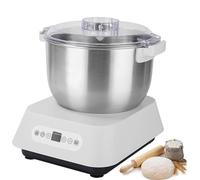Machine À Pétrir la Pâte Intelligente 200 W, Batteur Sur Socle Automatique 5 L avec Écran Tactile, Pétrin Électrique, Fermentation Thermostatique, pour Cuisine, Pain, Petits Pains, Pâtisserie