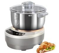 Machine à pétrir la pâte,machine à pâte avec fonction de fermentation,mélangeur de farine de pâte en acier inoxydable antiadhésif 5L/7L avec minuterie et panneau tactile, machine à pétrir la pâte Bear