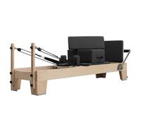 Machine à pilates en bois pour entraînement à domicile, pilates à domicile, réformateur de pilates avec ressorts, exercice d'étirement d'équilibre de yoga (bois d'érable, printemps allemand)