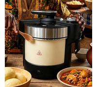 Machine À Piler Ligname De 6 Litres, 1000 W, Robot Culinaire Automatique, Corps En Acier Inoxydable 304 Et 16 Programmes Intelligents Préréglés, Pour Un Résultat Soyeux Et Homogène