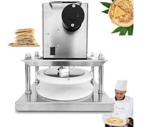 Machine à pizza électrique sur socle, presse à pâte, laminoir électrique commercial de 8,6 pouces, machine à fabriquer des pâtes à pizza et à gâteaux, presse à pâtisserie manuelle