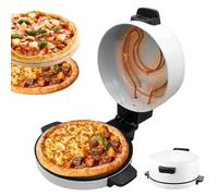 Machine à pizza, four à pizza de 30 cm, machine à omelettes, poêle antiadhésive, contrôle de la température et machine à pizza à double chauffage pour steak, pain, pizza, bagels