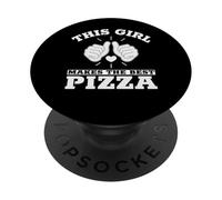 Machine à Pizza This Girl Makes The Best Pizza PopSockets PopGrip Adhésif