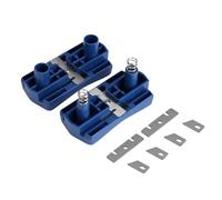 Machine à plaquer les chants professionnelle, outil manuel de du bois en PVC avec deux lames pour les projets de menuiserie d'armoires de meubles, bleu 100x53x48mm