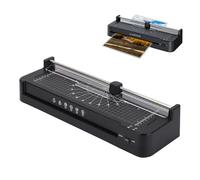 Machine à Plastifier, Plastifieuse Thermique Chaude et Froide pour Photo A3 3 Pouces 355 Mm P Min FN337, Machine à Plastifier de Bureau avec Poinçon pour Menu, Dessin de