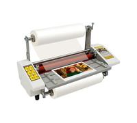 Machine à plastifier unilatérale/double face Kit de plastification à chaud et à froid Machine à plastifier pour photos et documents au bureau, à la maison et à l'école