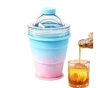 Machine à pliante, boule de glace en silicone, équipement de boisson pliable avec style intelligent, aide utilitaire pour un usage , tasse compagne, aide de voyage pour café
