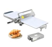 Machine à plier la pâte manuelle, réglable, for Pizzas et croissants | Contrôle précis de l'épaisseur de 0 à 25 mm, antirouille et durable, facile à utiliser.(NO400)