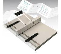 Machine à plier manuelle robuste avec règle de positionnement et base antidérapante, sélection de score 350/450 mm pour papier A3/A4