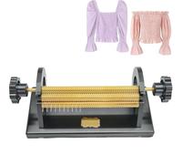 Machine à plisser pour tissus, réglable avec 47/64 positions d'aiguille et espacement de 0,5 cm, idéale pour les projets de couture et d'artisanat DIY - 32 rangées