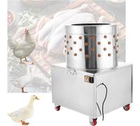 Machine à Plumer Le Poulet 220V, Machine à Plumer La Volaille électrique, Plumeuse De Volaille en Acier Inoxydable 403, Machine à Plumer Automatique 1500W, Machine à Déplumer Poulet Et Dinde