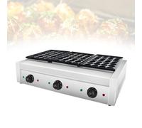 Machine à Poffertjes,Appareil à Takoyaki Professionnel-Machine à Mini Pancakes-Système Cuisson Rapide Matériaux Durables pour Cafétérias Urbaines et Salons de Thé à la Mode(84)