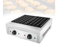 Machine à Poffertjes-Appareil à Takoyaki Professionnel,Machine à Mini Pancakes-Technologie Thermique Avancée Corps Inox pour Stand de Restauration Rapide en Extérieur Simple(56)