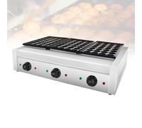 Machine à Poffertjes,Machine à Mini Pancakes-Appareil à Takoyaki Professionnel-Structure Renforcée Chaleur Homogène Haute Efficacité pour Restauration et Snack Bars Locaux(84)