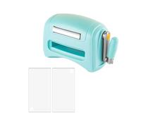 Machine à poinçonner, mini machine à gaufrer pour bricolage, carte de papier, artisanat, scrapbooking, bleu clair