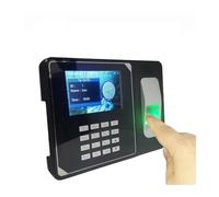 Machine à Pointer, 4000 MAh Batterie biométrique d'empreintes digitales Horloge enregistreur présence employé électronique Doigt et Carte Temps de présence(1 UK,Plug)